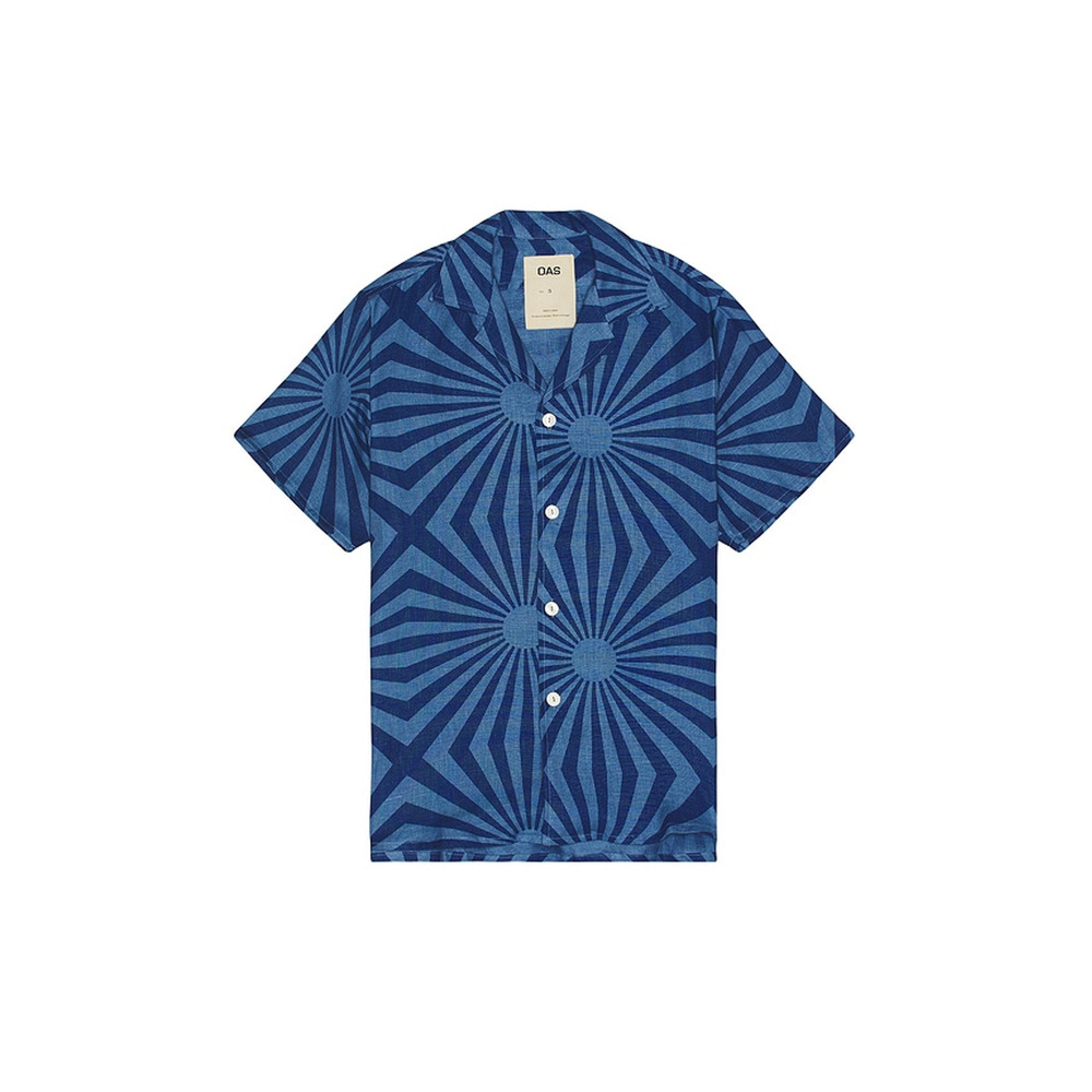 OAS Blue Patterned Blouse